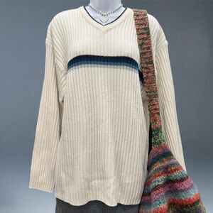 Vintage Arizona Striped Sweater L 90s Y2K Skater Grunge